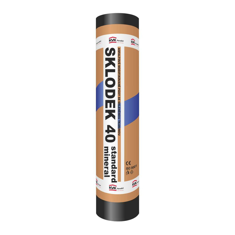 Asfaltový pás hydroizolační SKLODEK 40 STANDARD MINERAL (7,5 m2/role)