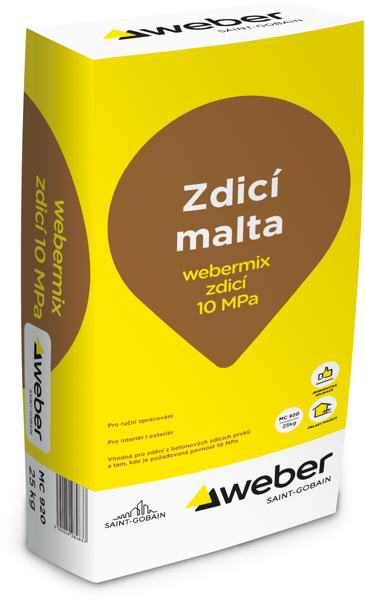 Malta zdicí webermix 10 MPa 25 kg
