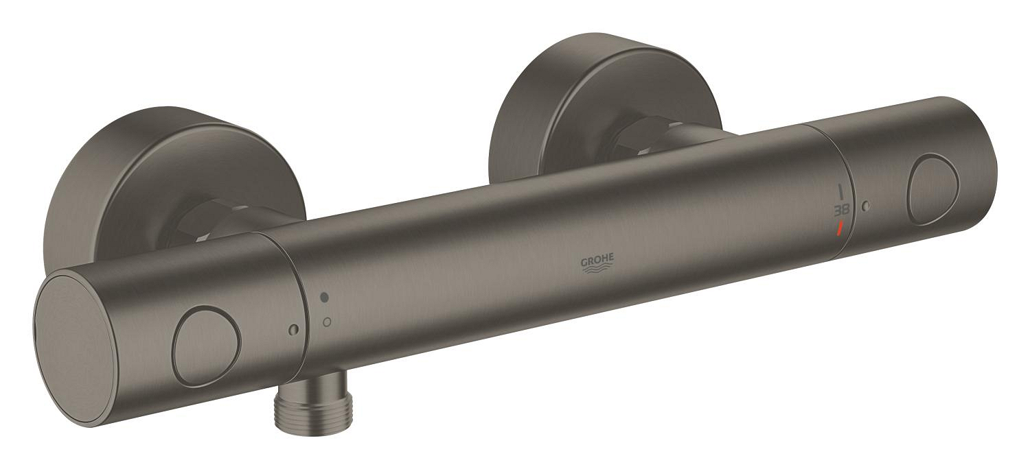 Baterie sprchová termostatická Grohe Grohtherm 1000 Cosmopolitan M 150 mm kartáčovaný Hard Graphite 34065AL2
