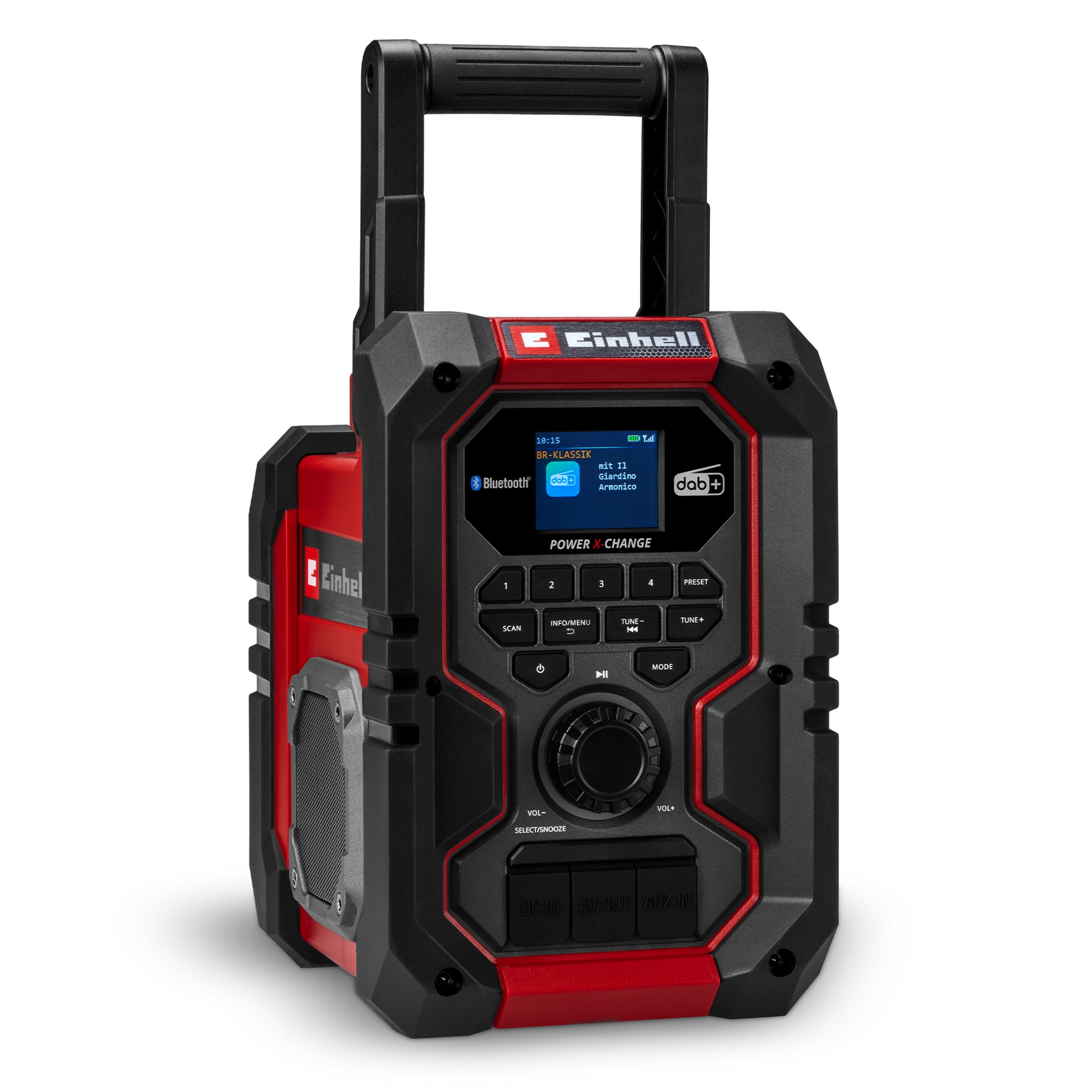 Rádio AKU Einhell TE-CR 18 Li DAB+/FM/BT - Solo (bez AKU)