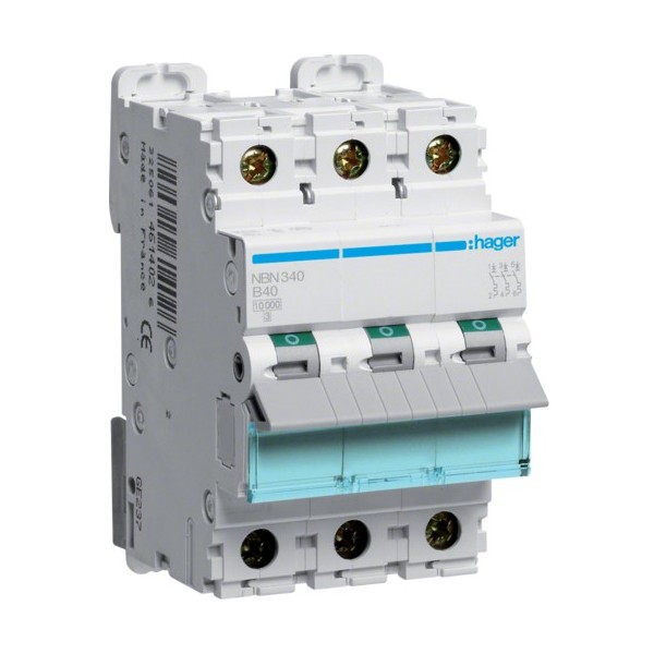 Jistič Hager NBN340 10 kA B 40 A