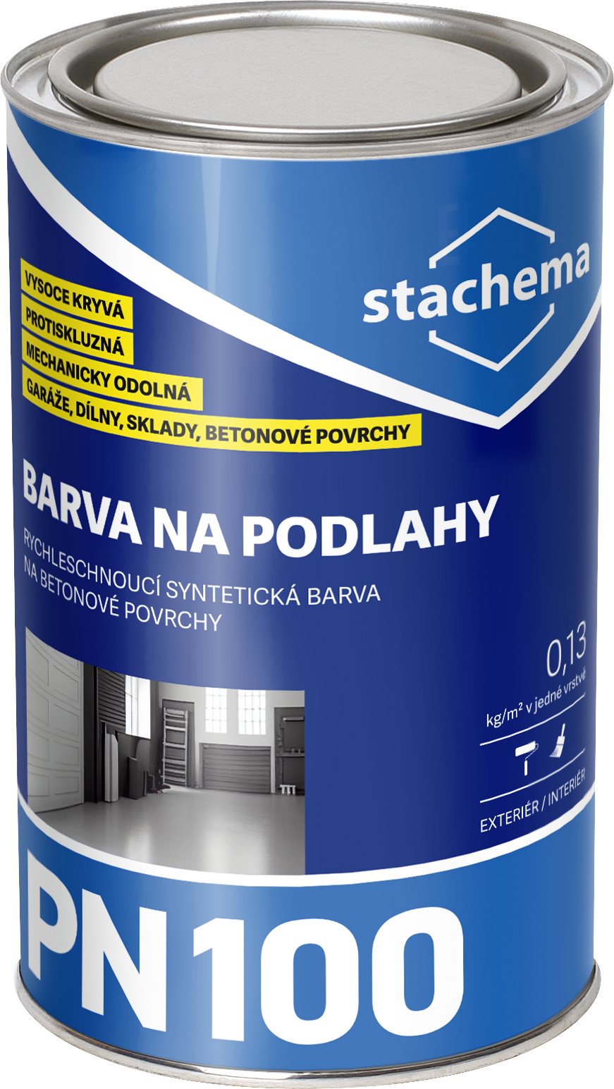 Barva na podlahy Stachema PN100 RAL 7045 1 kg