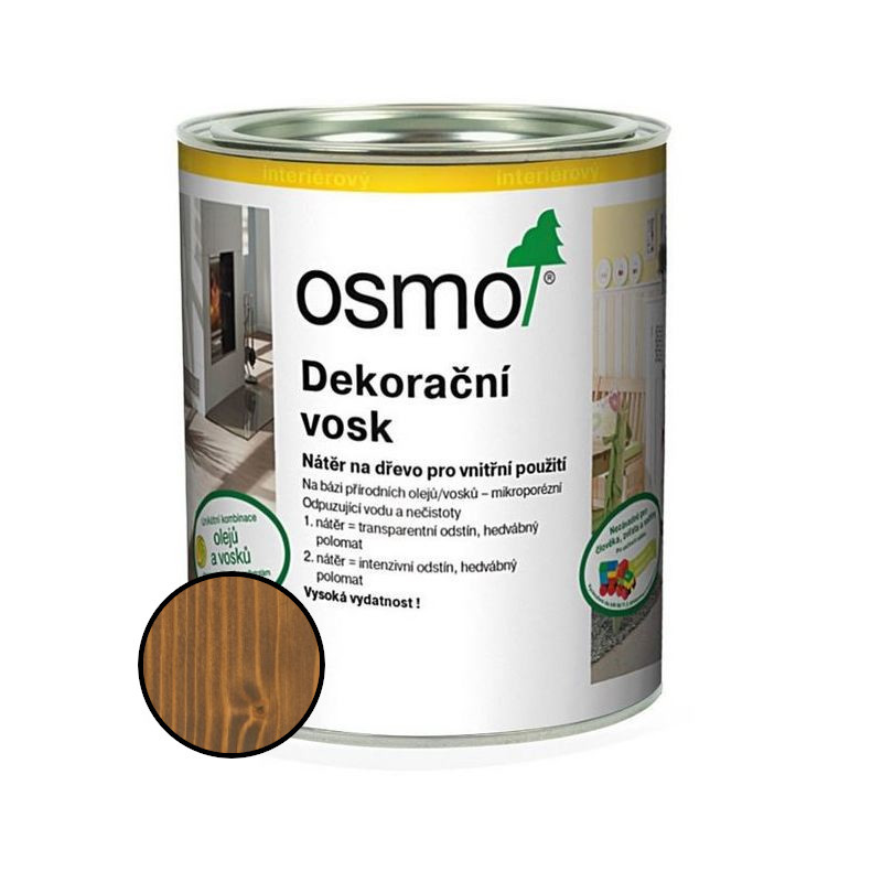 Vosk dekorační Osmo 3166 ořech 0,375 l