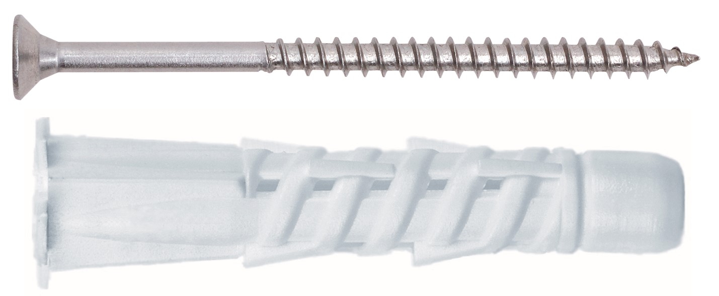 Hmoždinka univerzální TOX Tetrafix s vrutem 6×35 mm 10 ks