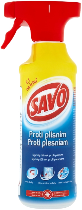 Prostředek dezinfekční Savo proti plísním 0,5 l