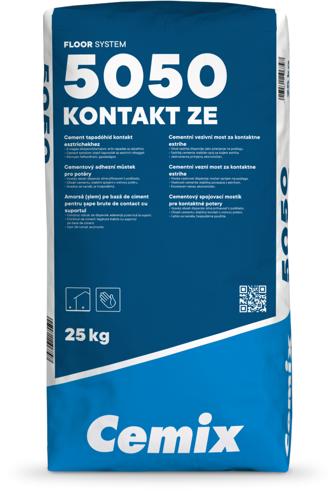 Můstek adhézní Cemix 5050 KONTAKT ZE 25 kg
