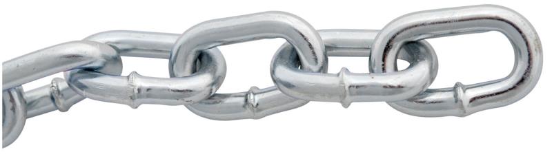 Řetěz s krátkými oky DIN 5685A 6×24 mm × 18 m