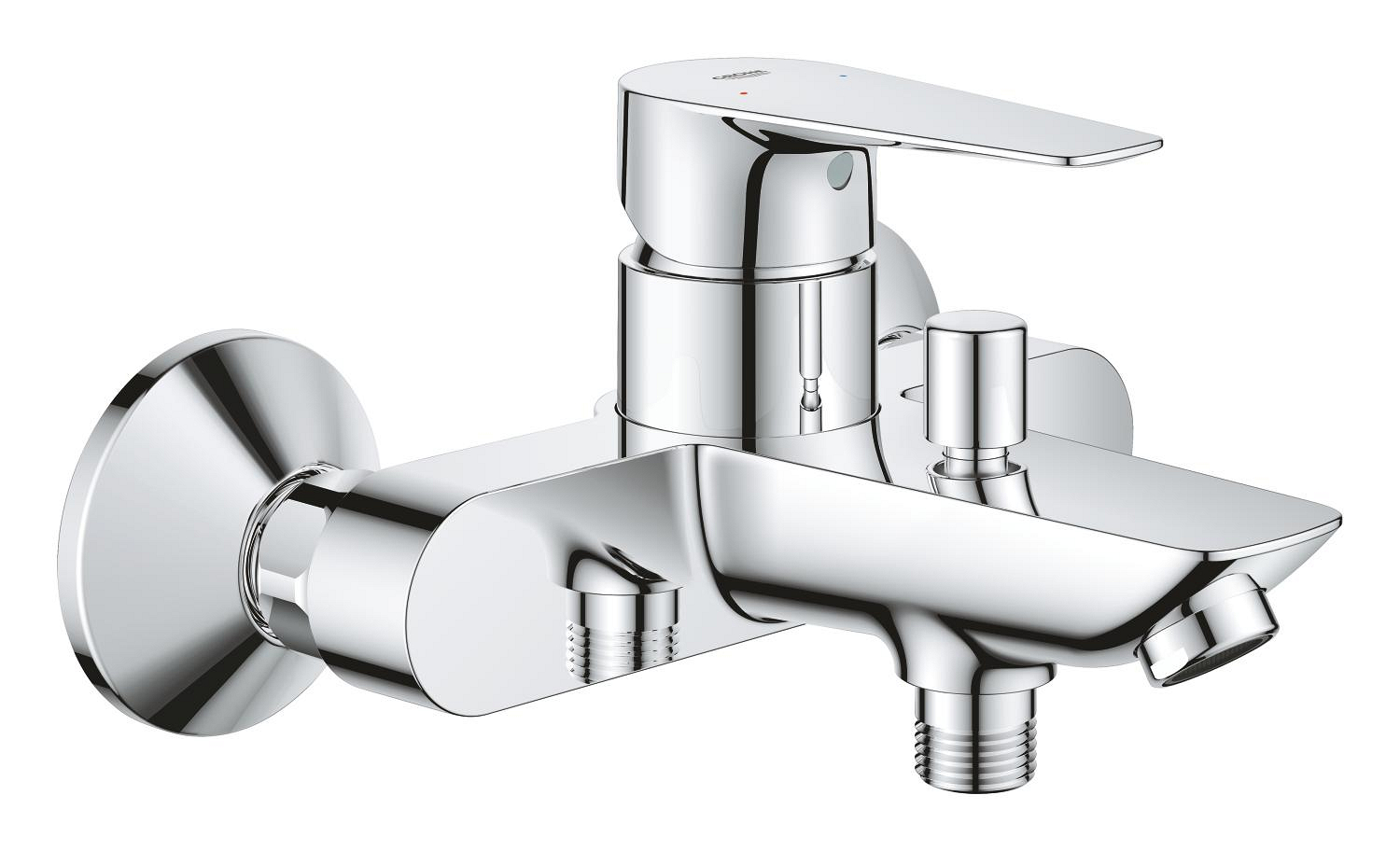 Baterie vanová nástěnná Grohe BauEdge 150 mm chrom 23604001
