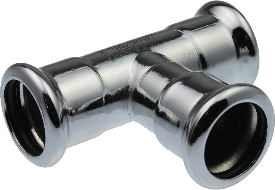 Levně T-kus redukovaný lisovací Sanha Therm 24130 28×15×28 mm