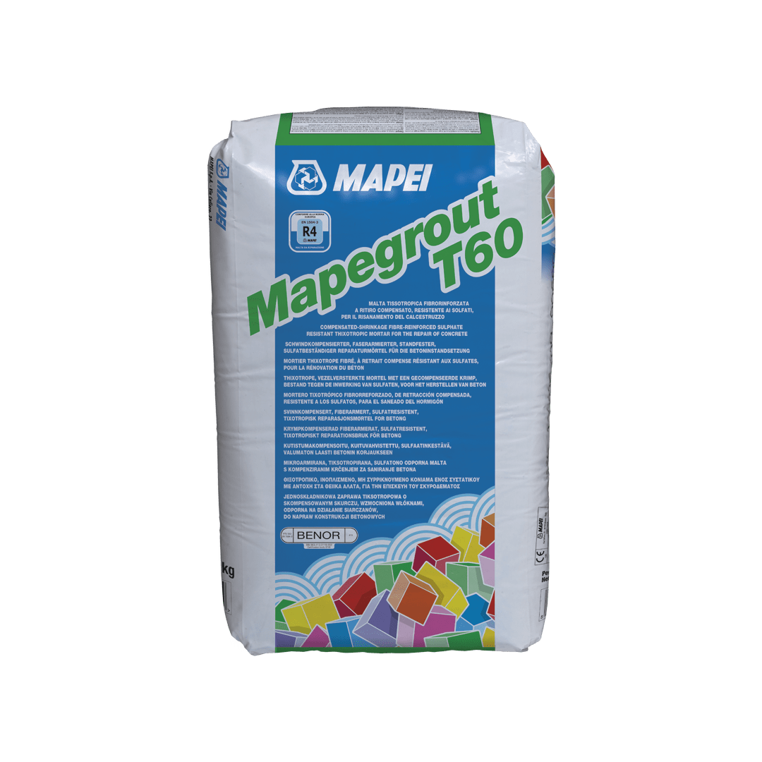 Malta vyztužená vlákny Mapei MAPEGROUT T60 25 kg