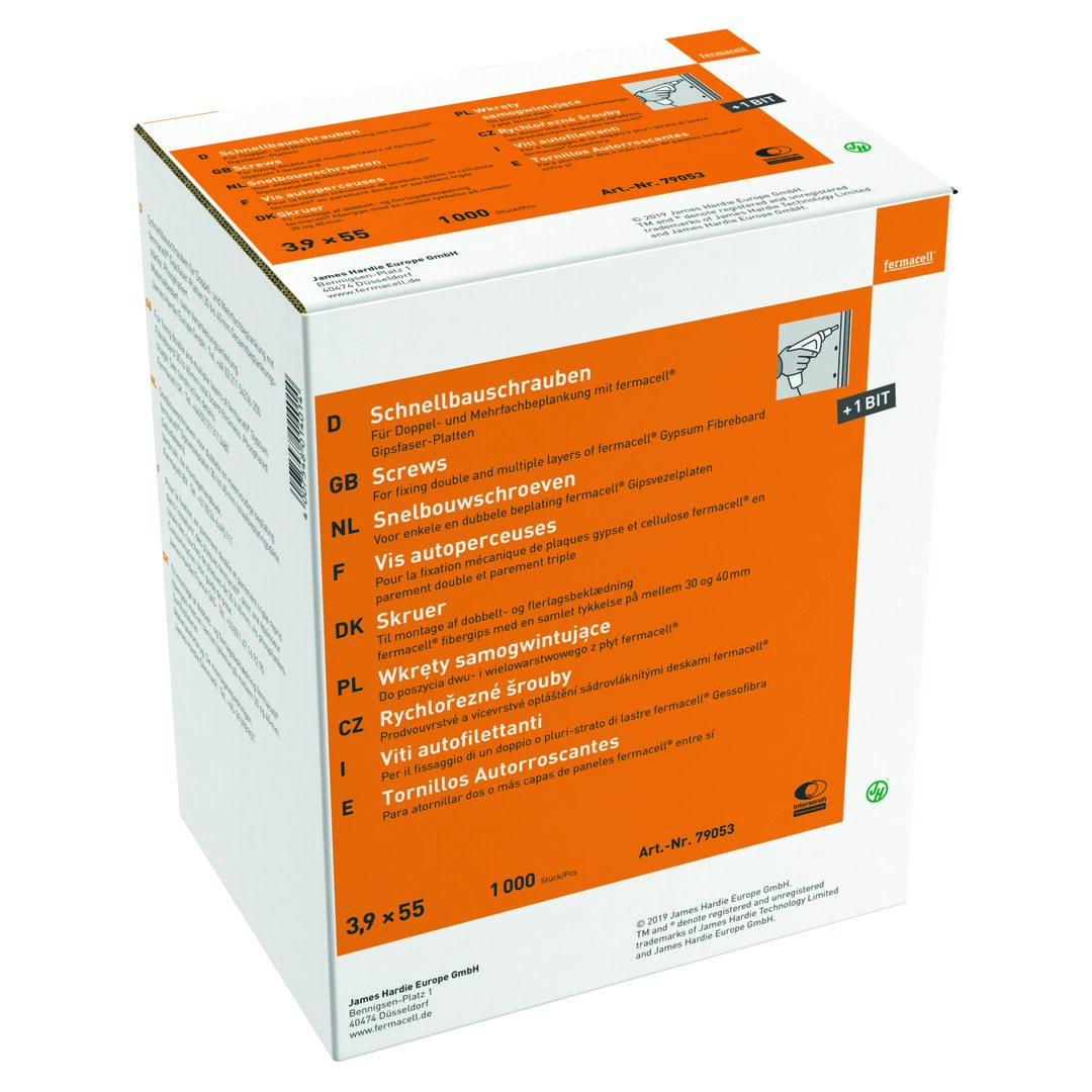 Šrouby rychlořezné fermacell 3,9×40 mm (1 000 ks/bal.)