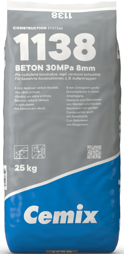 Beton C25/30 Cemix 1138