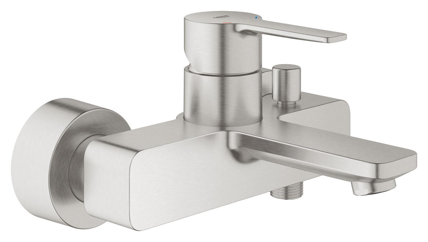 Baterie vanová nástěnná Grohe Lineare SuperSteel s přepínačem 33849DC1
