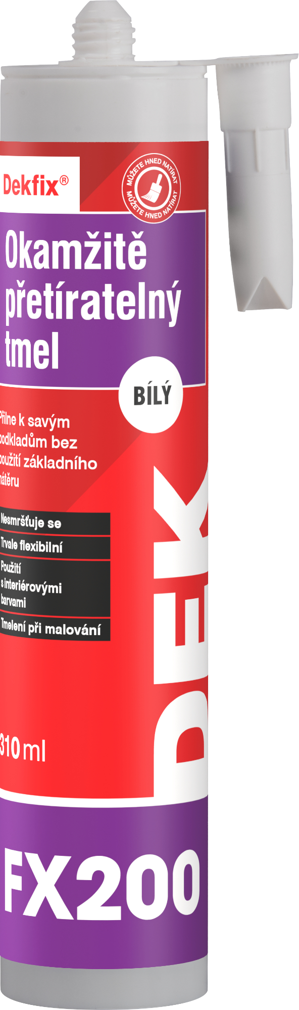 Tmel okamžitě přetíratelný DEKFIX FX200 310 ml