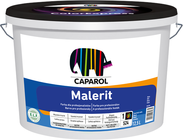 Malba interiérová Caparol Malerit 2,5 l bílá