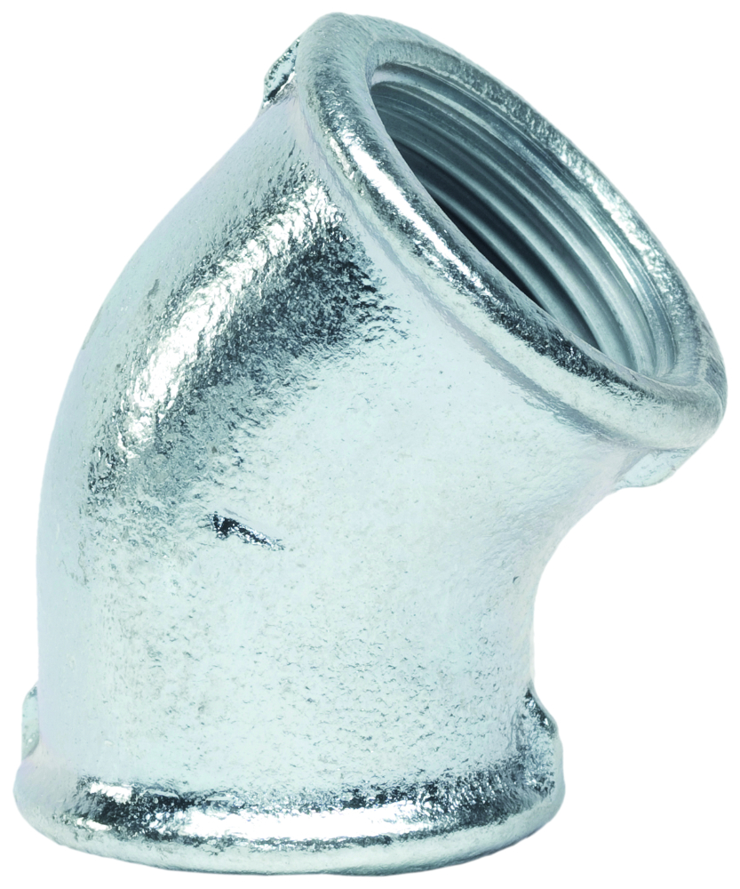 Koleno 45° pozinkované č. 120 6/4" FF