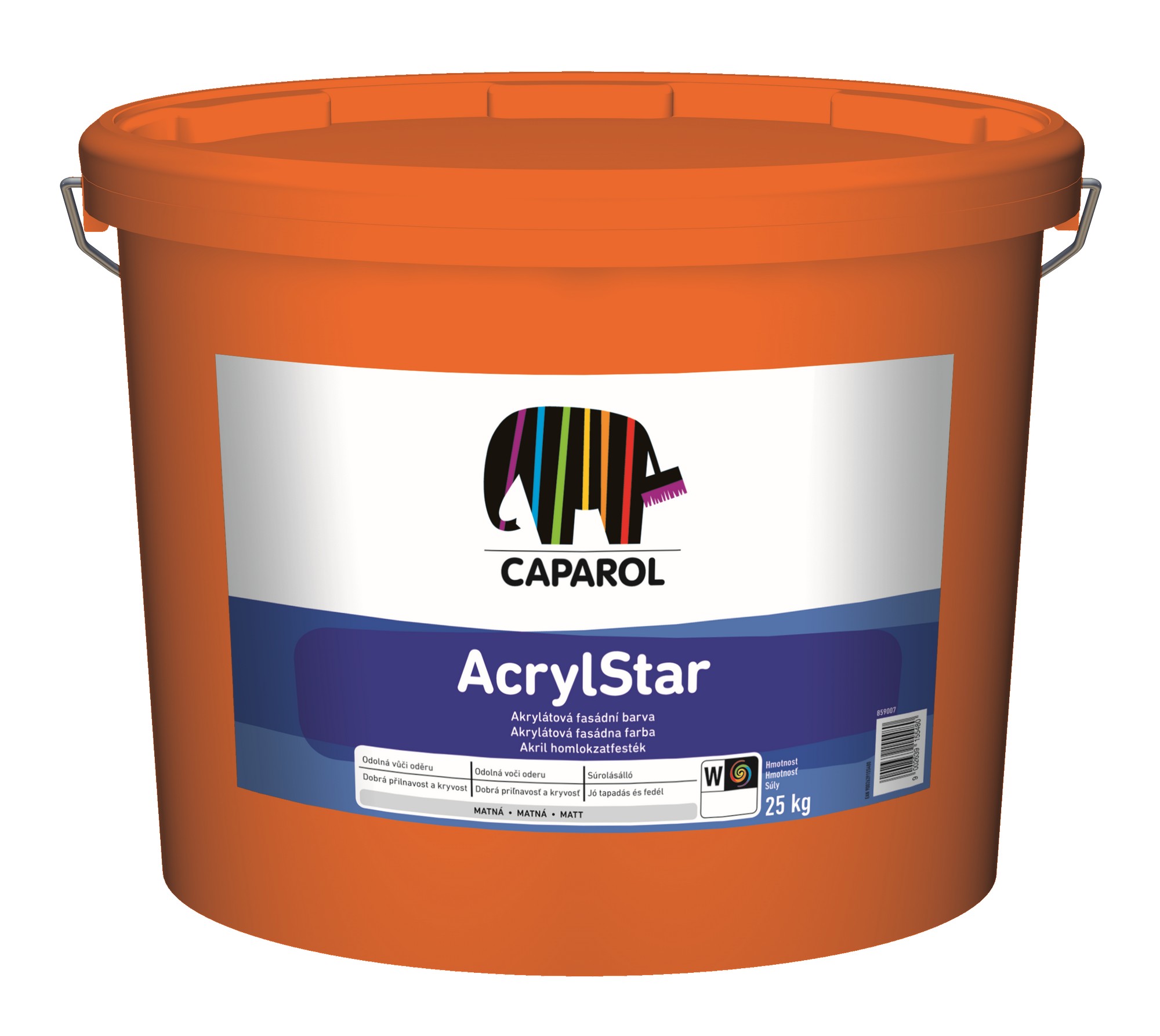 Barva fasádní akrylátová AcrylStar 25 kg