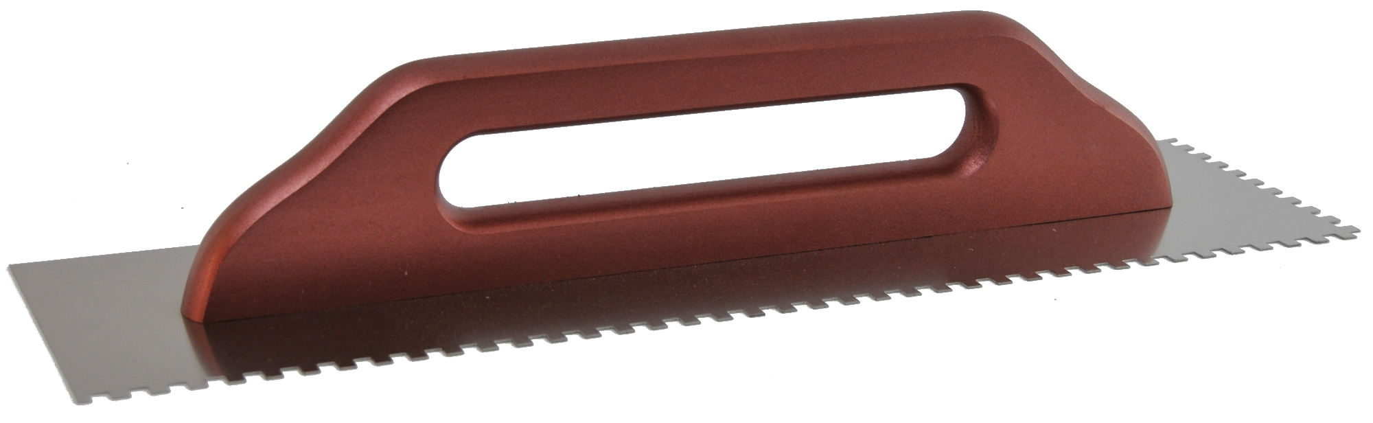 Hladítko nerezové zubové DEK HN60 DR 130×480 mm zuby 6 mm