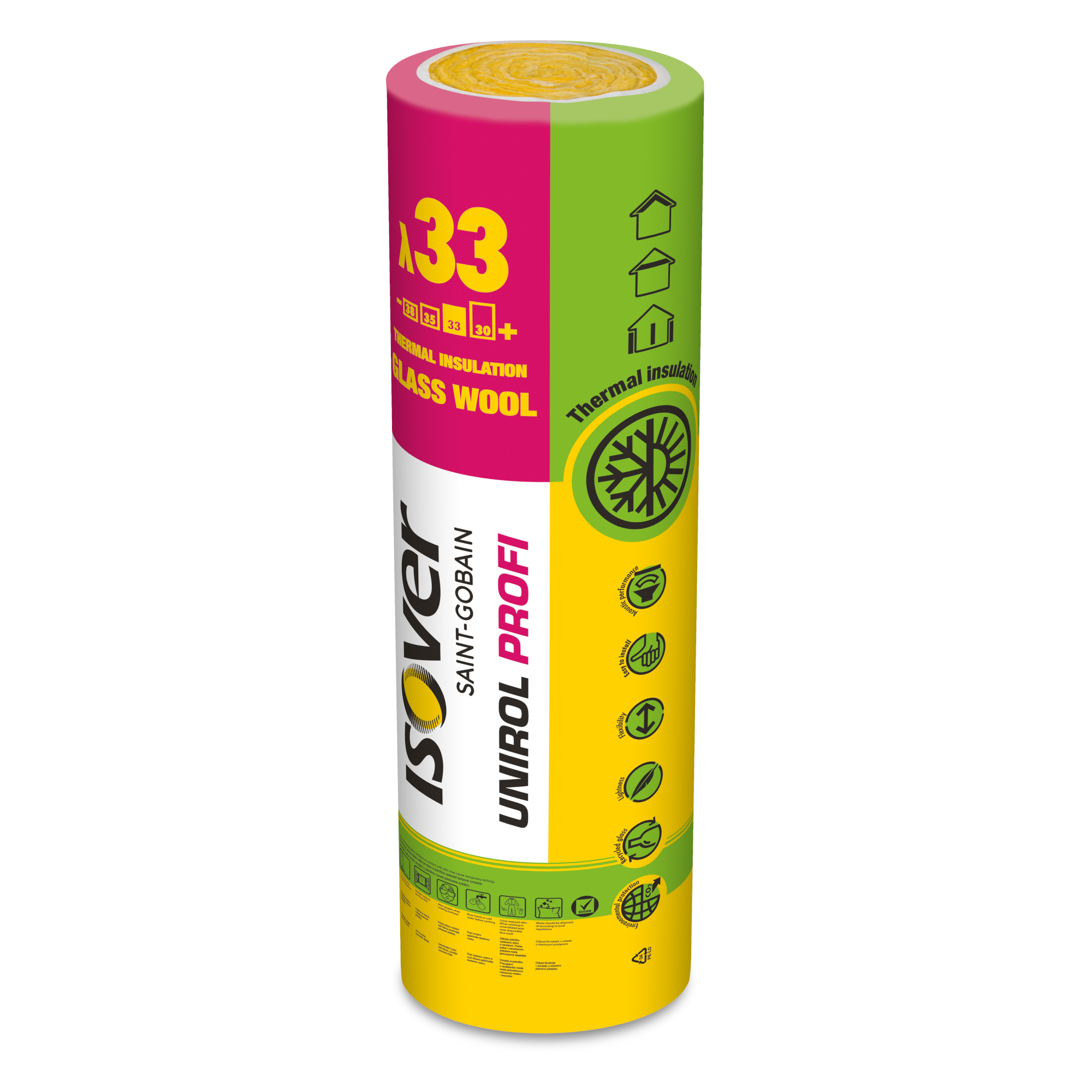 Tepelná izolace ISOVER UNIROL PROFI 120 mm (4,8 m2/bal.)