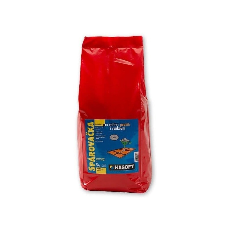 Hmota spárovací Hasoft SPÁROVAČKA šedá 5 kg