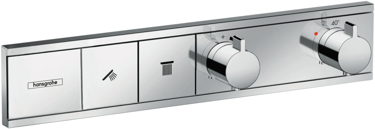 Díl nadomítkový Hansgrohe RAINSELECT 15380000 termostatické podomítkové bate (2 spotřebiče)