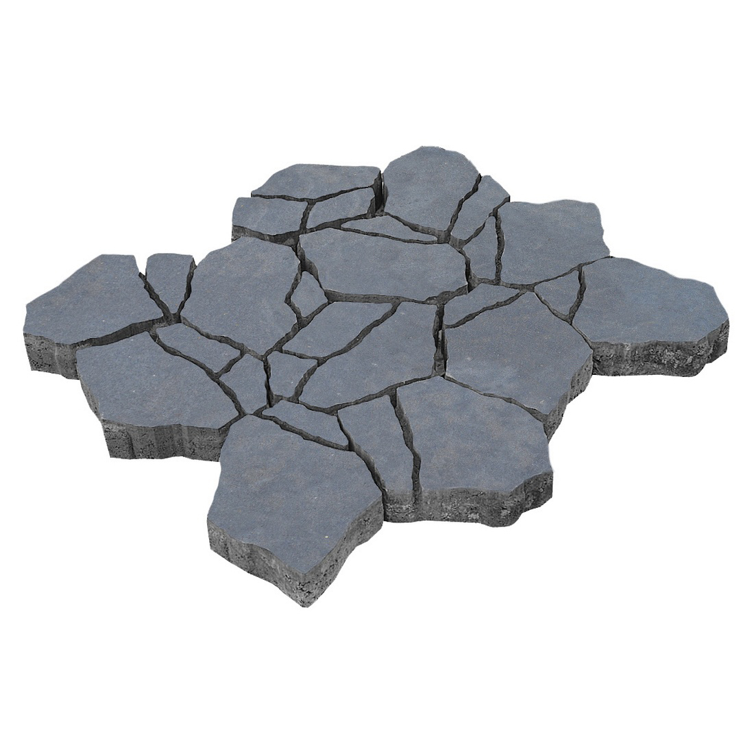 Dlažba betonová DITON STONE standard antracit výška 80 mm