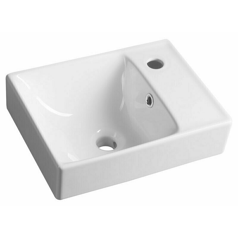 SAPHO Umývátko Sapho Nuali 400×300 mm baterie vpravo TU0128