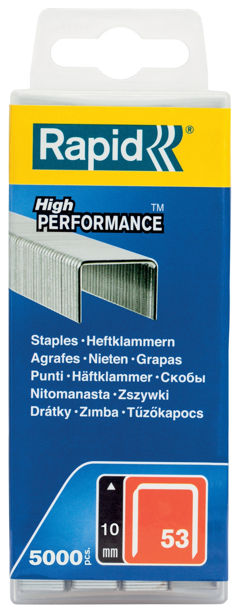 Spony Rapid High Performance 53 11,3×10×0,7 mm 5 000 ks