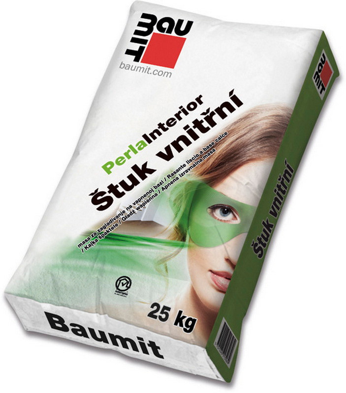 Omítka štuková Baumit PerlaInterior 0,6 mm 25 kg