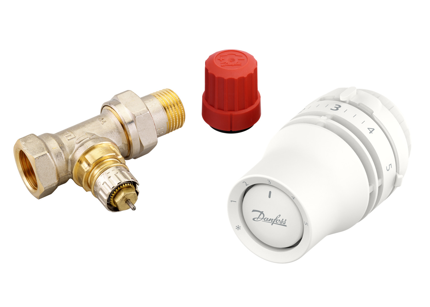 Sada Danfoss Redia RA + RA-N DN 15 přímá