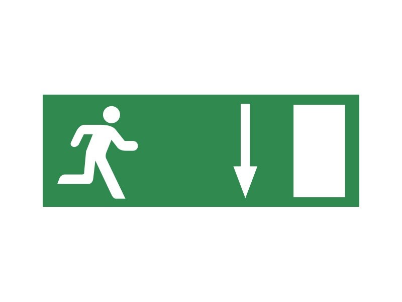 Štítek samolepicí šipka dolů Panlux