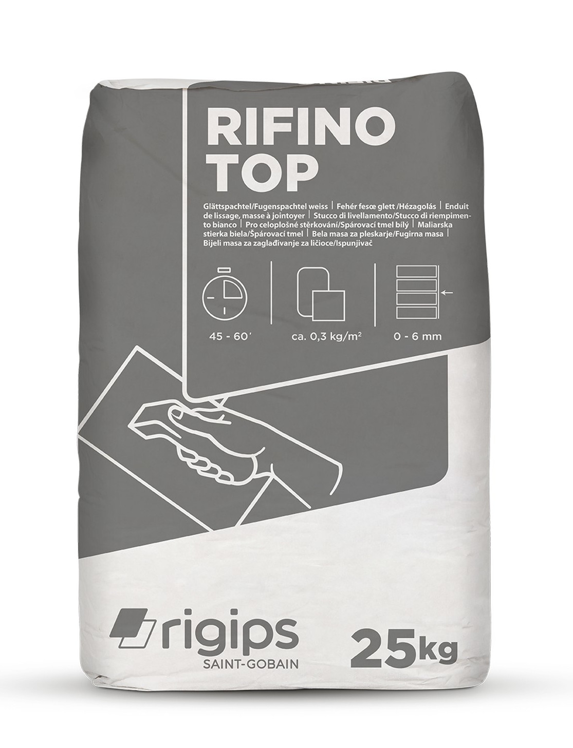 Tmel spárovací Rigips Rifino Top 25 kg