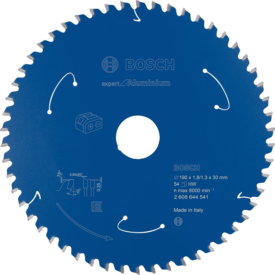 Kotouč Bosch Expert for Aluminium AKU 190×30×1,3 mm 54 z.