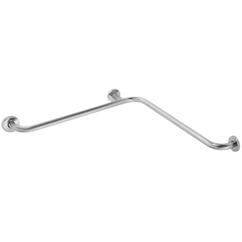 Madlo do sprchy Bemeta Help 710×710 mm pevné s krytkou nerez matný