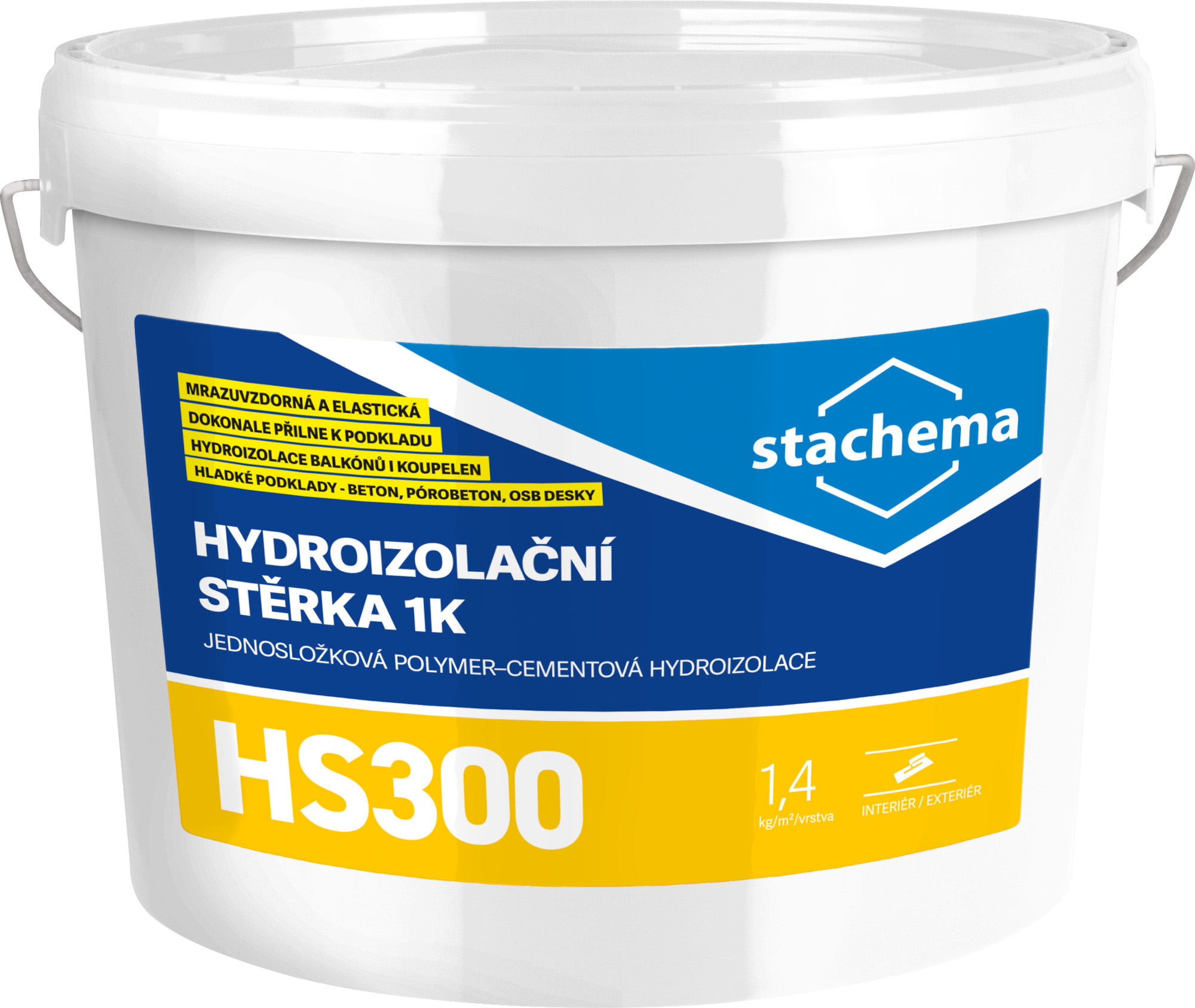 Stěrka hydroizolační 1K Stachema HS300 20 kg