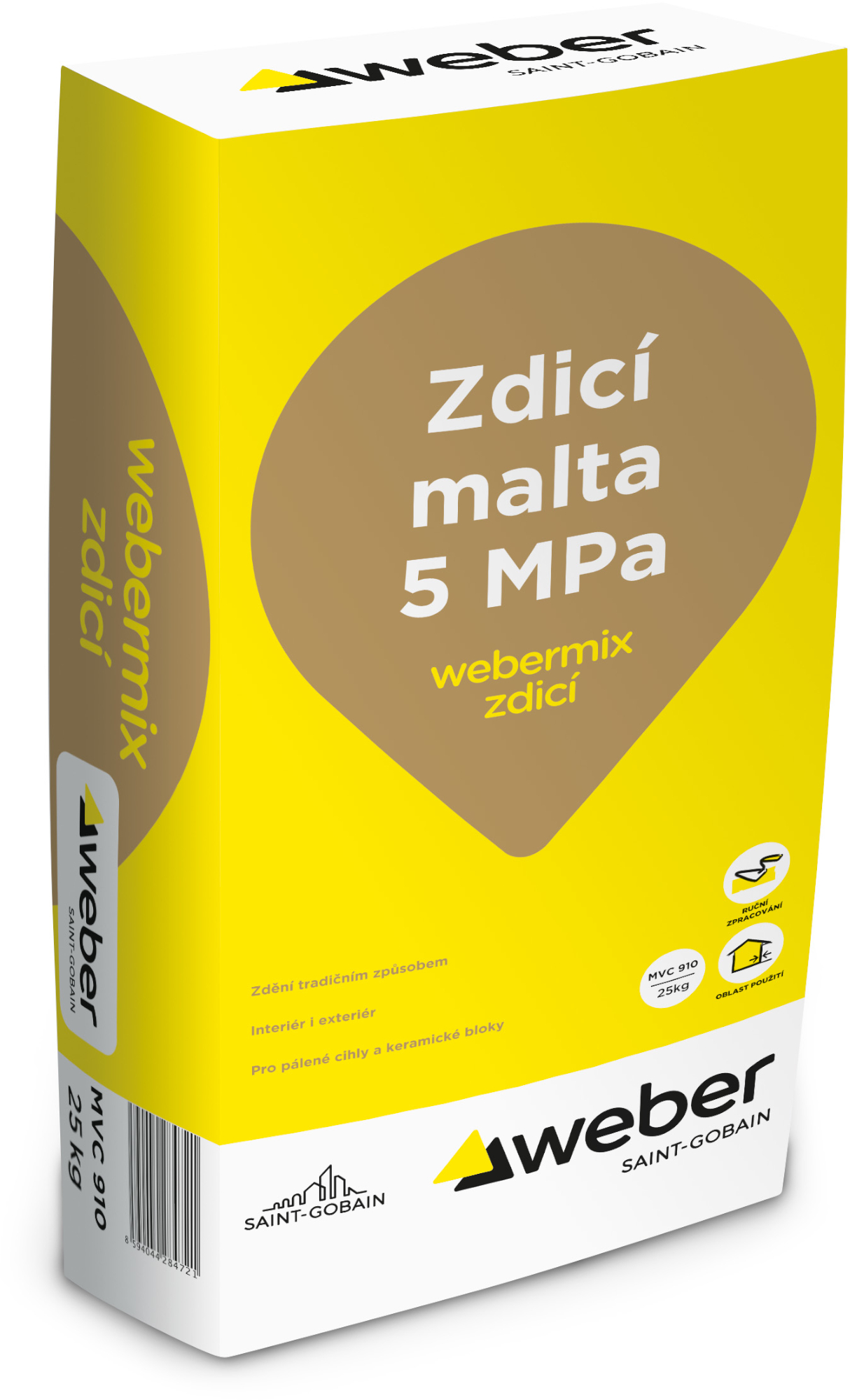 Malta zdicí webermix 5 MPa 25 kg