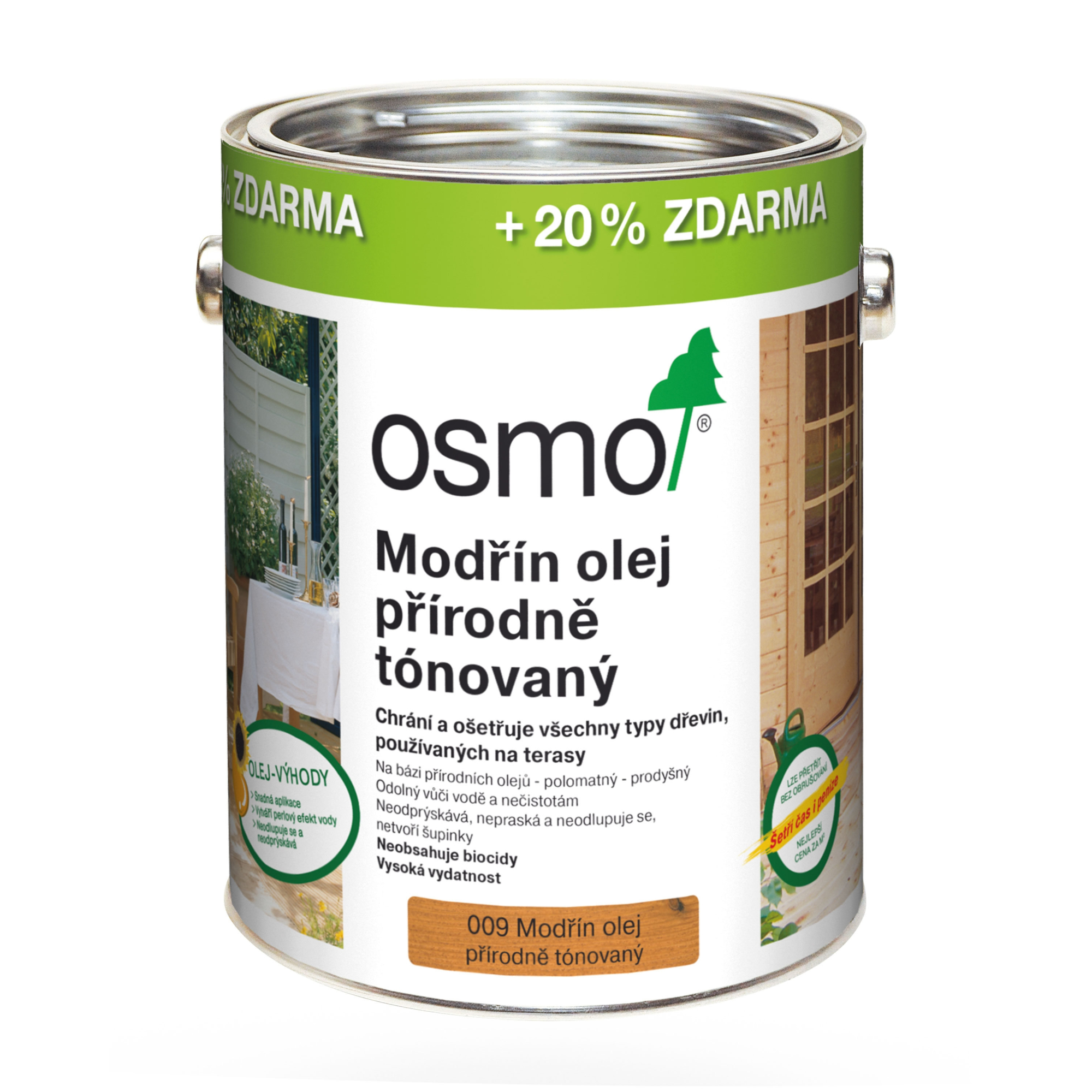 Olej terasový Osmo 009 modřín 3 l