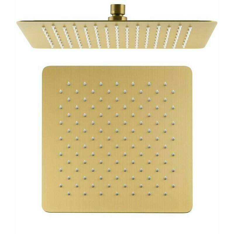 SAPHO Sprcha hlavová Sapho Slim SL101GB 300×300 mm zlato mat