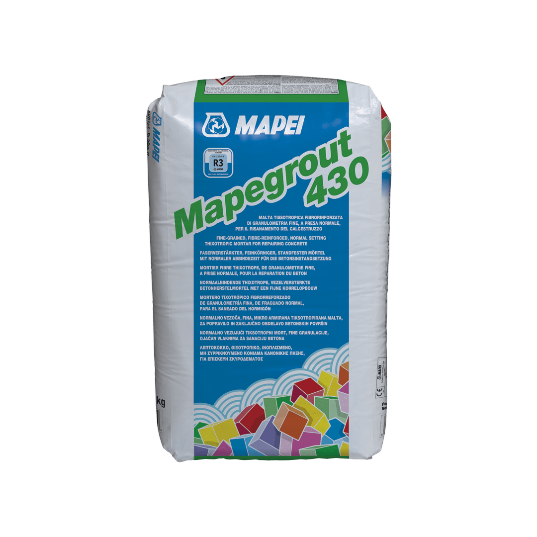 Malta vyztužená vlákny Mapei MAPEGROUT 430 25 kg