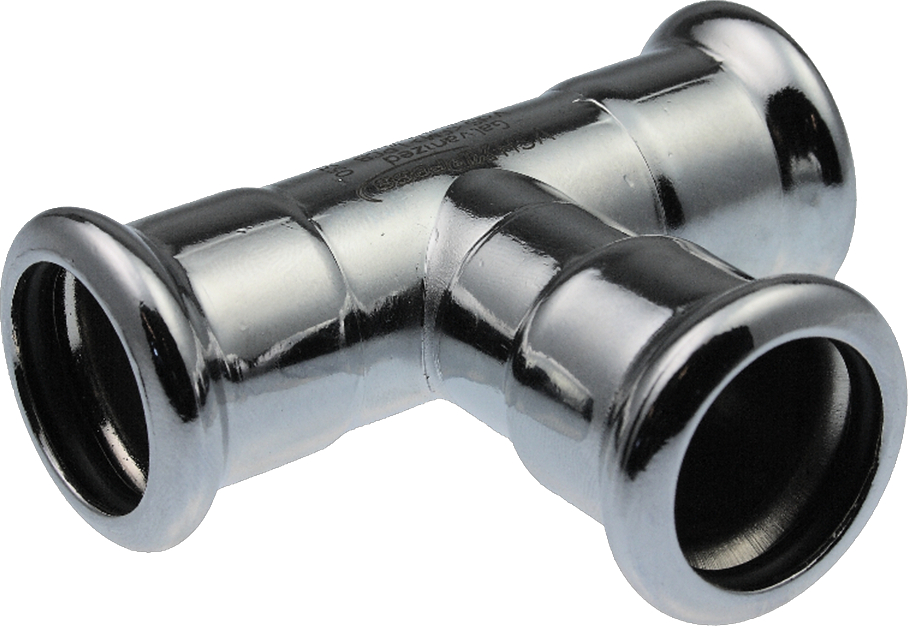 Levně T-kus redukovaný lisovací Sanha Therm 24130 35×28×35 mm