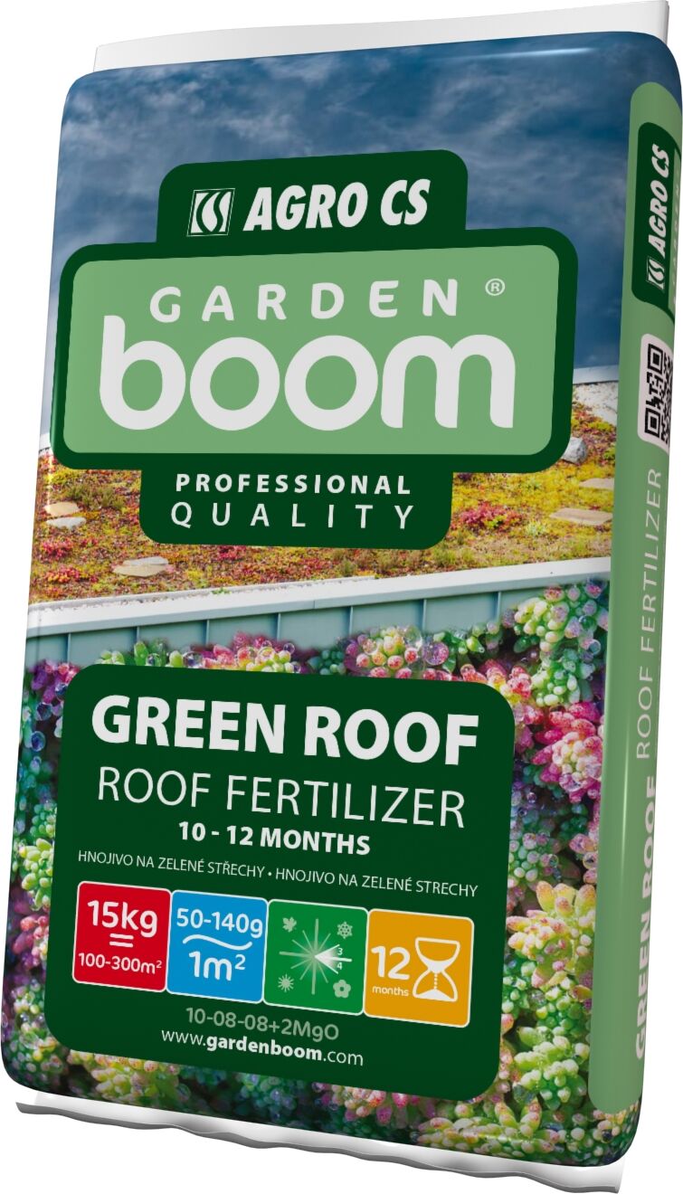 Hnojivo pro vegetační střechy AGRO CS Garden boom green roof (15 kg/bal.)
