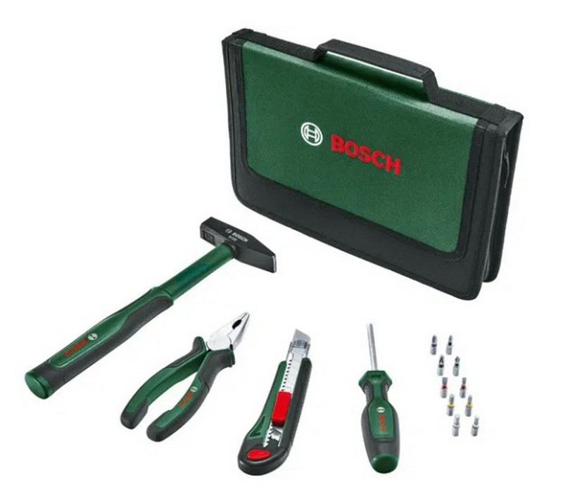 Sada ručního nářadí Bosch 14 ks (odlamovací nůž)