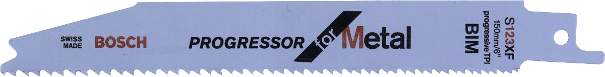 List pilový Bosch S 123 XF Progressor for Metal 5 ks