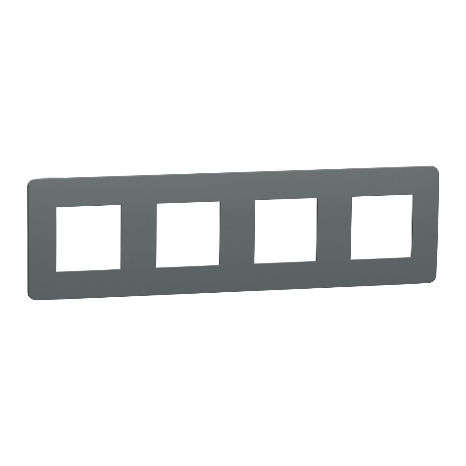 Rámeček Schneider Electric Unica Nová čtyřnásobná dark grey, bílá