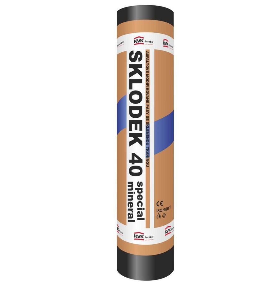 Asfaltový pás hydroizolační SKLODEK 40 SPECIAL MINERAL (7,5 m2/role)