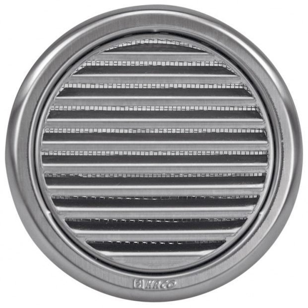 Mřížka větrací se sítí HACO NVM 125 mm nerez