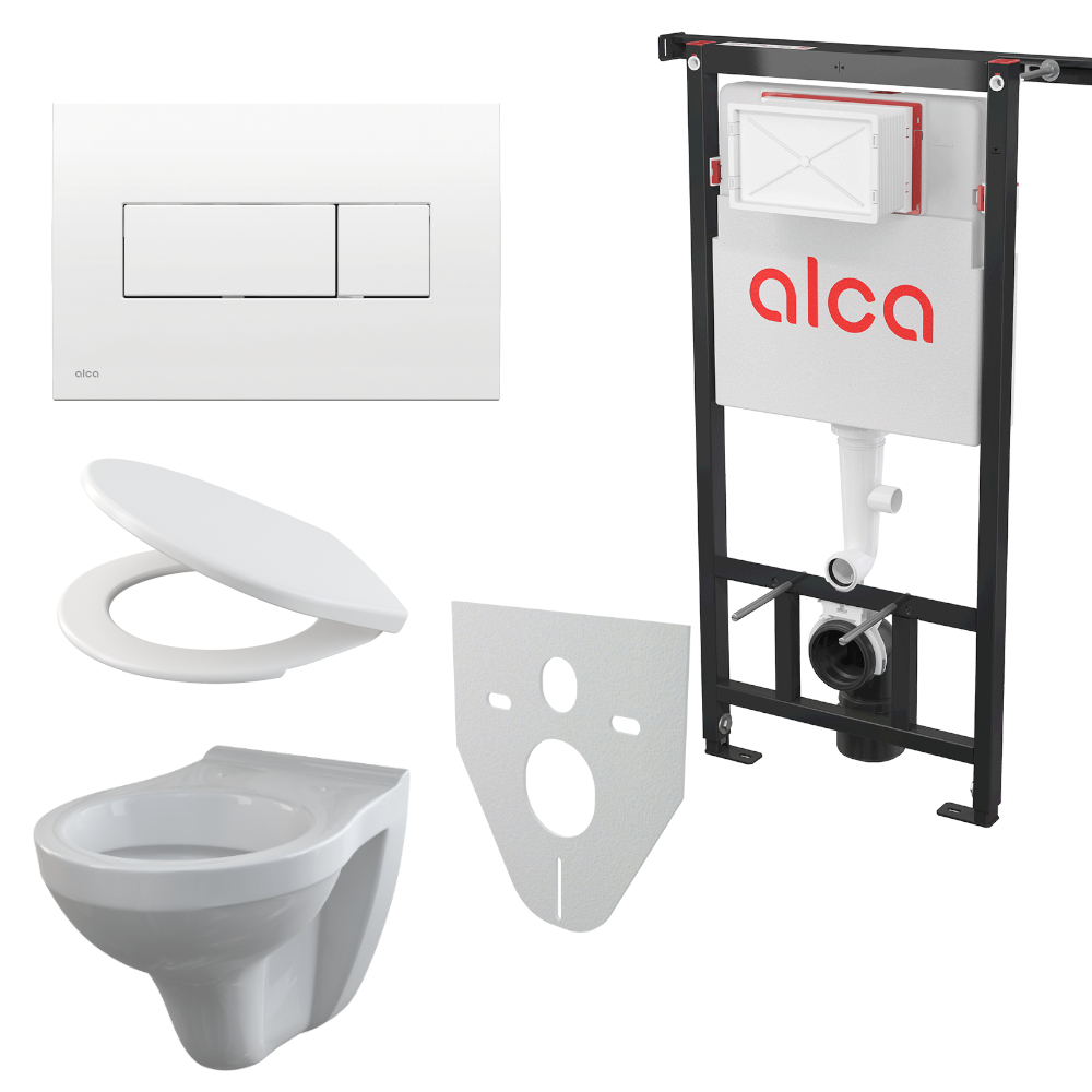 Set 5v1 pro závěsné WC Alca Jádromodul AM102/1120 WC Aura