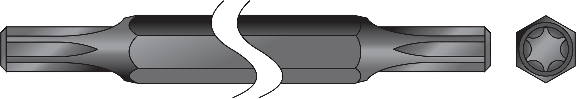 Bit šroubovací Kokeš 2× T25 350 mm