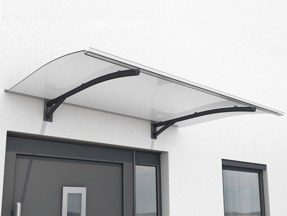 Stříška vchodová Guttavordach PT Secco čirá 1 500×900 mm