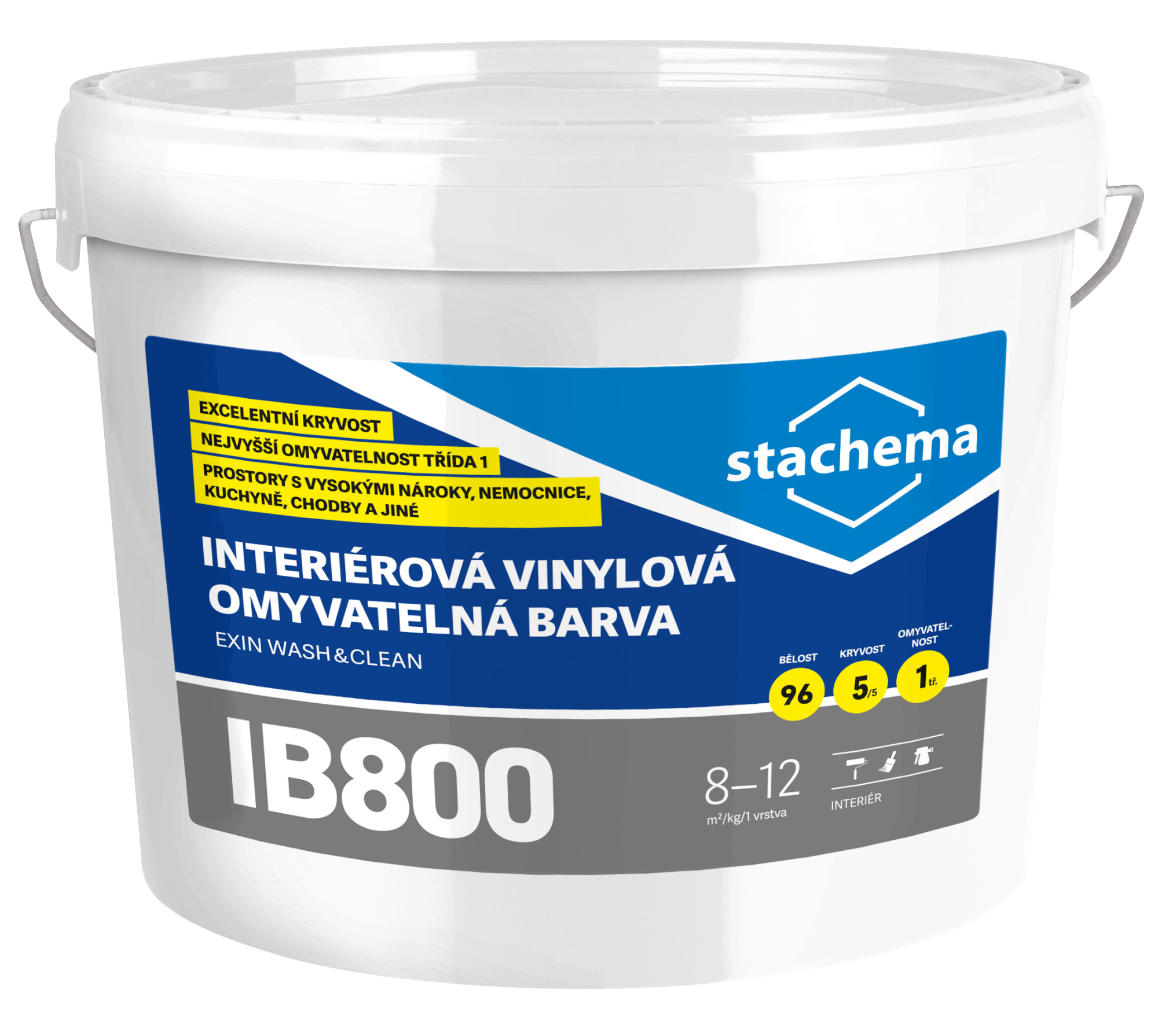 Barva vinylová Stachema IB800 bílá 7 kg